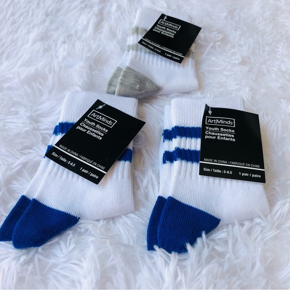 Art Minds Youth Socks 3 pk - Picture 2 of 3